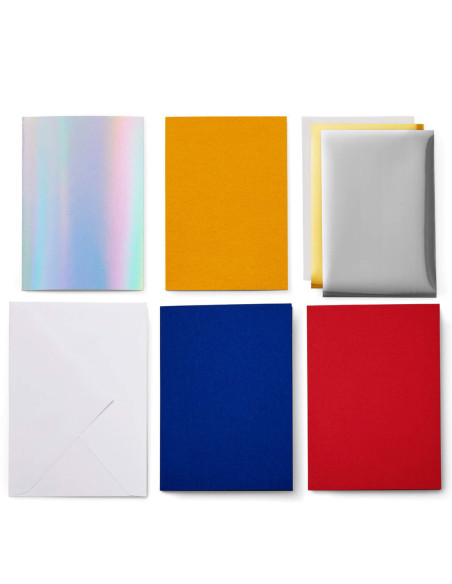 Set of 12 cards with envelopes R40 Special Foil Celebration Cricut