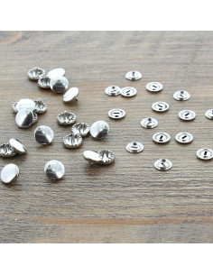 Box of 100 buttons to cover - 11 mm