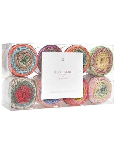 Ricorumi Spin Spin Cotton Yarn Set of 8 Balls