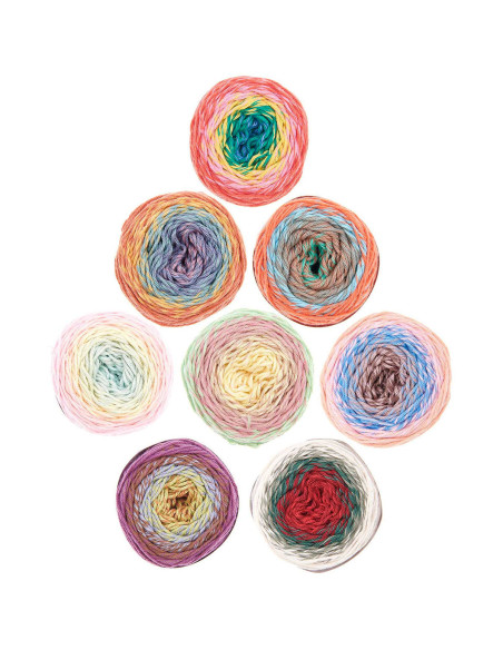 Ricorumi Spin Spin Cotton Yarn Set of 8 Balls