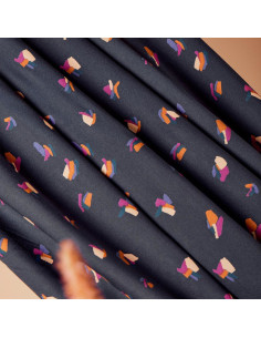 Beryl Night Viscose Fabric - Atelier Brunette