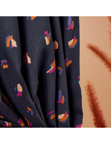 Beryl Night Viscose Fabric - Atelier Brunette