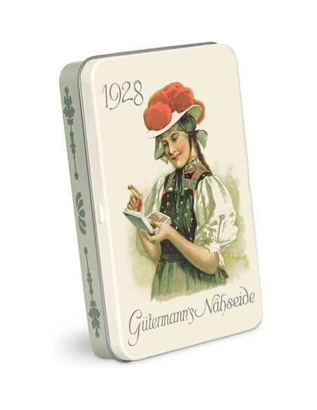 Box of 8 Nostalgie 1928 polyester sewing threads Gütermann