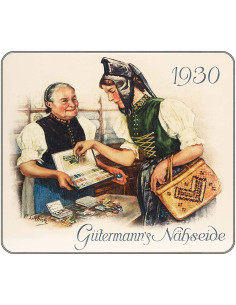 Box of 30 Nostalgie 1930 polyester sewing threads by Gütermann 2