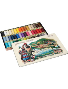 Box of 48 Nostalgie 1895 Gütermann polyester sewing threads