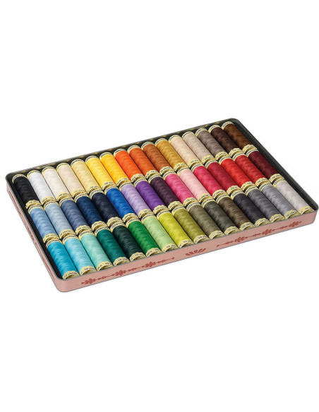Box of 48 Nostalgie 1895 Gütermann polyester sewing threads