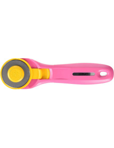 Ergonomic Pink Olfa 45mm Rotary Cutter
