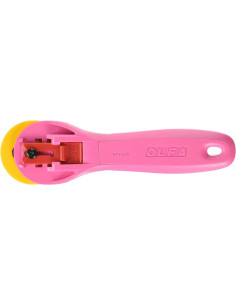 Ergonomic Pink Olfa 45mm Rotary Cutter 2
