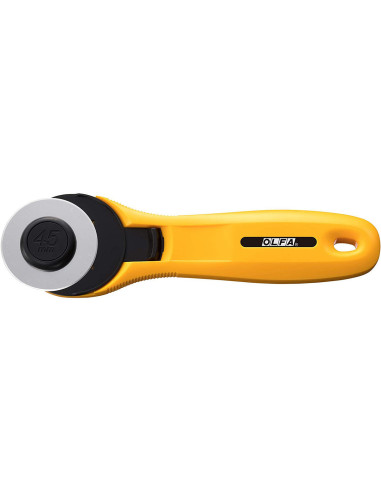 Ergonomic Yellow Olfa 45mm Rotary Cutter