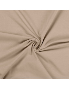 Cotton jersey fabric - Sand
