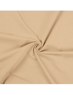 Cotton jersey fabric - Champagne
