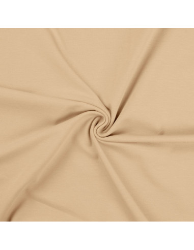 Cotton jersey fabric - Champagne