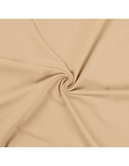 Cotton jersey fabric - Champagne