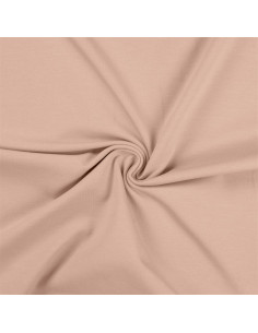 Cotton jersey fabric - Powder