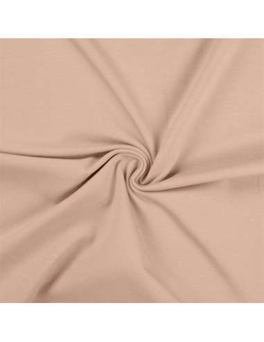 Cotton jersey fabric - Powder