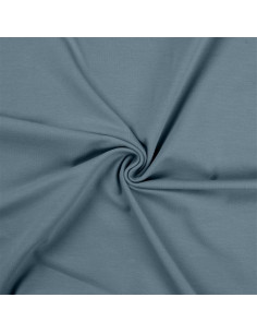 Cotton jersey fabric - Blue gray