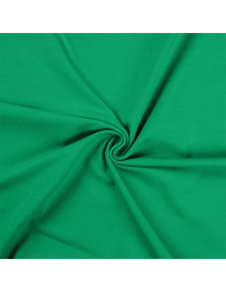 Cotton jersey fabric - Grass green