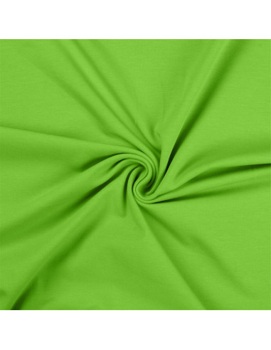 Cotton jersey fabric - Lime green
