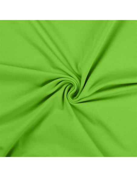 Cotton jersey fabric - Lime green