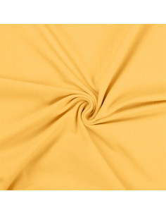 Cotton jersey fabric - Straw yellow