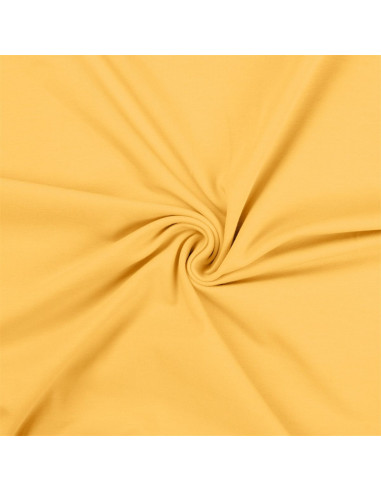 Cotton jersey fabric - Straw yellow
