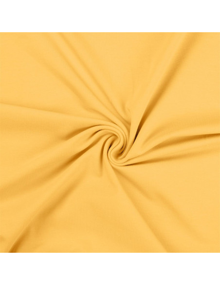 Cotton jersey fabric - Straw yellow