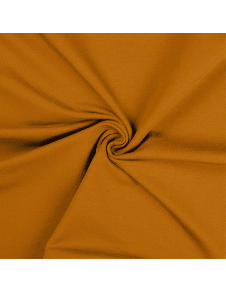 Cotton jersey fabric - Ochre