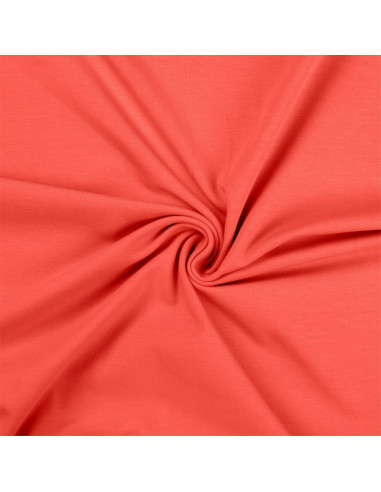 Cotton jersey fabric - Peach