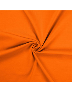 Cotton jersey fabric - Orange