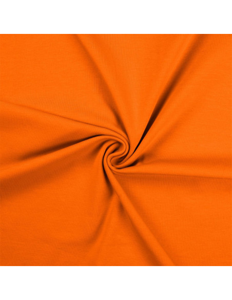 Cotton jersey fabric - Orange