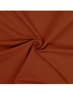 Cotton jersey fabric - Terracotta