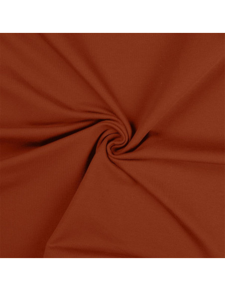 Cotton jersey fabric - Terracotta