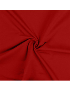 Dark red cotton jersey fabric