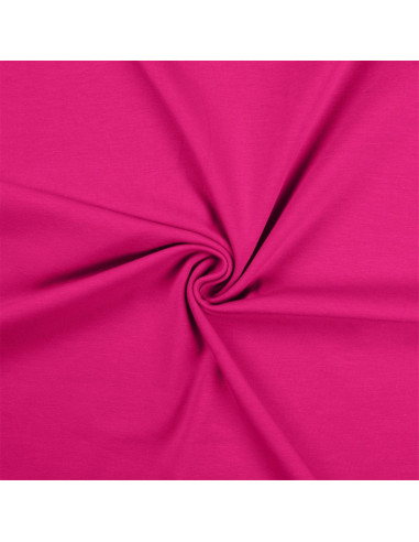 Cotton jersey fabric - Fuchsia