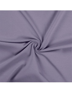 Dark lilac cotton jersey fabric