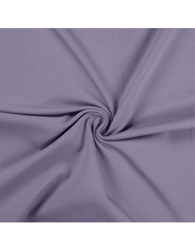 Dark lilac cotton jersey fabric