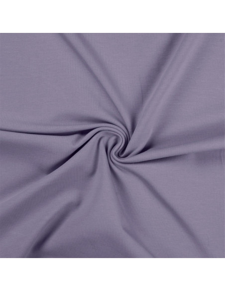 Dark lilac cotton jersey fabric