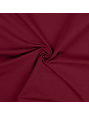 Cotton jersey fabric - Wine red