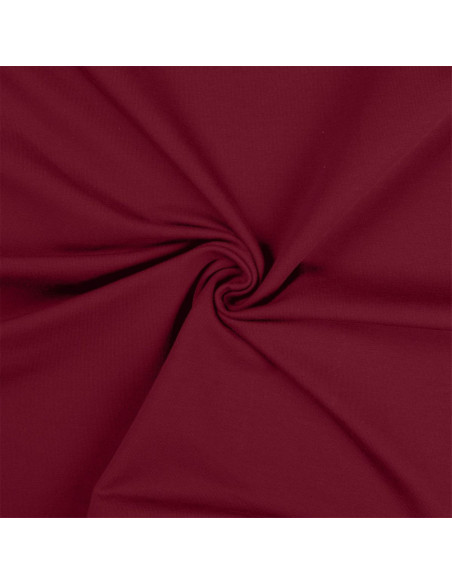 Cotton jersey fabric - Wine red