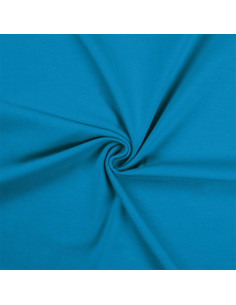 Cotton jersey fabric - Turquoise