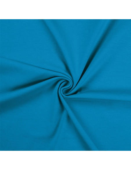 Cotton jersey fabric - Turquoise