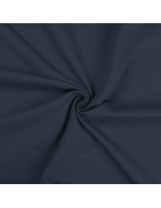 Cotton jersey fabric - Denim blue
