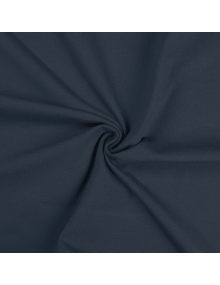 Cotton jersey fabric - Denim blue