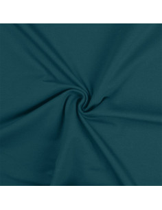 Cotton jersey fabric - Petrol blue