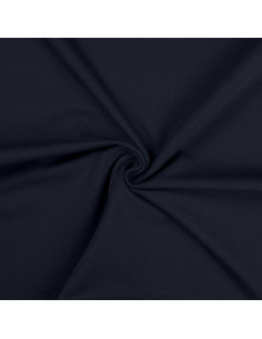 Cotton jersey fabric - Navy blue