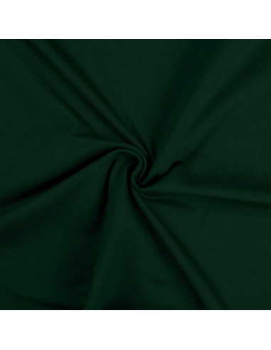 Cotton jersey fabric - Bottle green