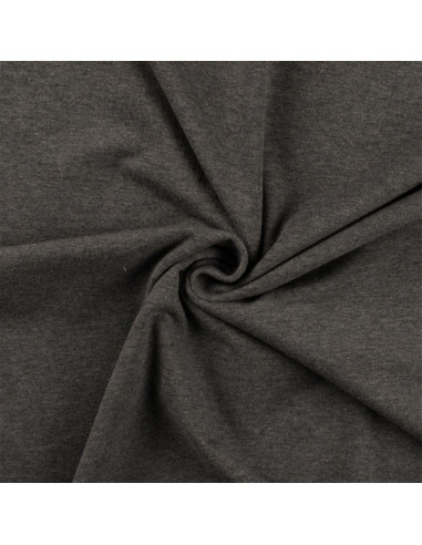 Cotton jersey fabric - Heather gray