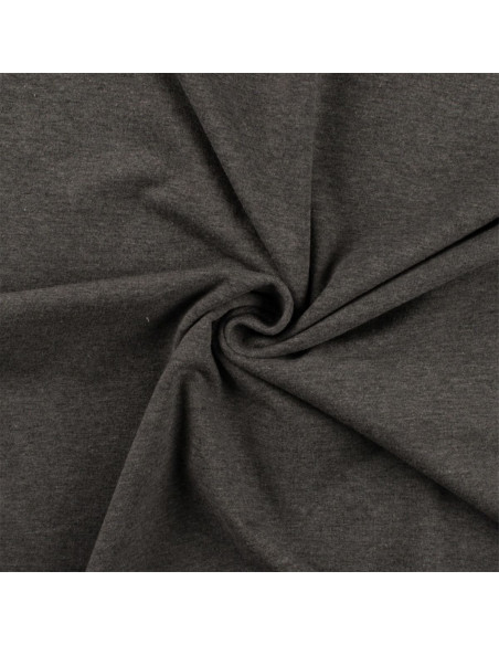 Cotton jersey fabric - Heather gray