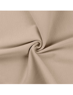 Ribbed jersey fabric - Sand