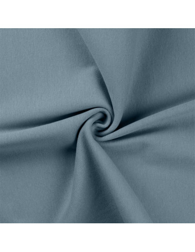 Ribbed jersey fabric - Blue gray